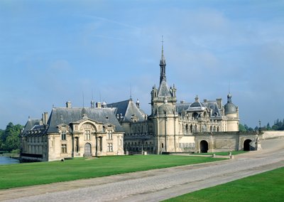 Das Petit Chateau, auch Chatelet oder Capitainerie genannt, der Kapellenturm und das Grand Chateau, ca. 1560 von Jean Bullant